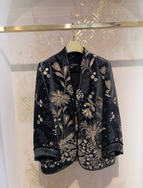 کت مخمل میخک رنگی